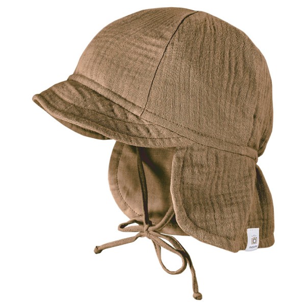 maximo - Kid's Mini Schildmütze Musselin - Cap Gr 47 cm braun von maximo