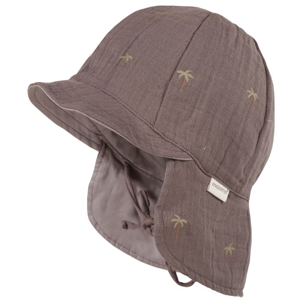 maximo - Kid's Mini Schildmütze Musselin - Cap Gr 47 cm braun von maximo