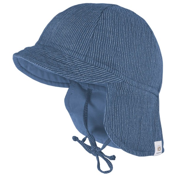 maximo - Kid's Mini Schildmütze Musselin - Cap Gr 49 cm blau von maximo