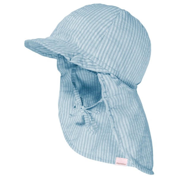 maximo - Kid's Mini Schildmütze Streifen - Cap Gr 49 cm grau von maximo