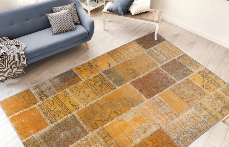 me gusta Teppich »Faye 525«, rechteckig, 6 mm Höhe, Flachgewebe, gedrucktes Motiv, Wohnzimmer, Esszimmer von me gusta