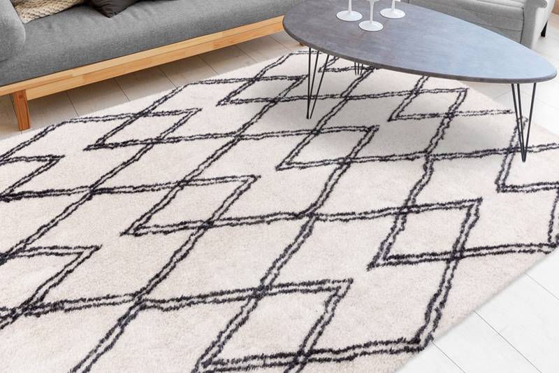 me gusta Teppich »Orlando 325«, rechteckig, 27 mm Höhe, Weicher Hochflorteppich, dezent gestaltet,Fussbodenheizung geeignet von me gusta