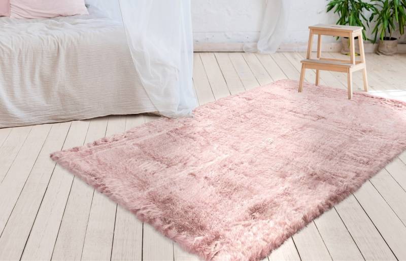 me gusta Teppich »Tender 125«, rechteckig, 52 mm Höhe, Kuscheliger & gemütlicher Teppich, UNI-Farben,Fussbodenheizung geeignet von me gusta
