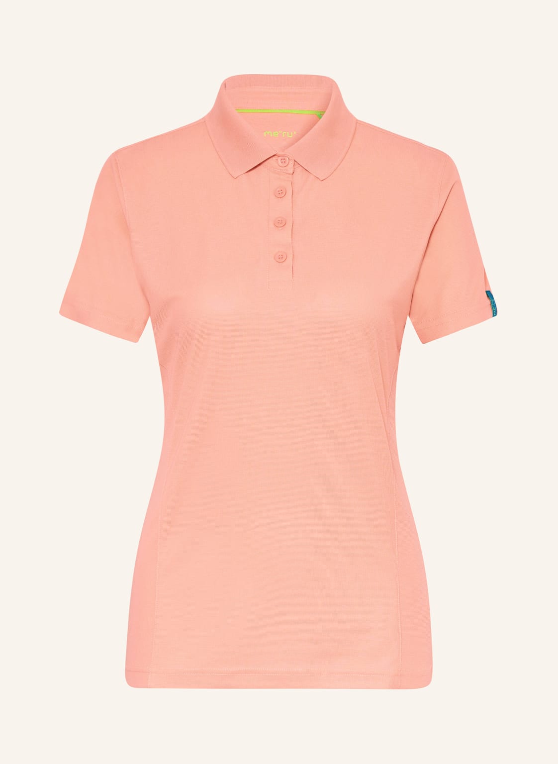 Me°Ru' Funktions-Poloshirt Bristol rosa von me°ru'