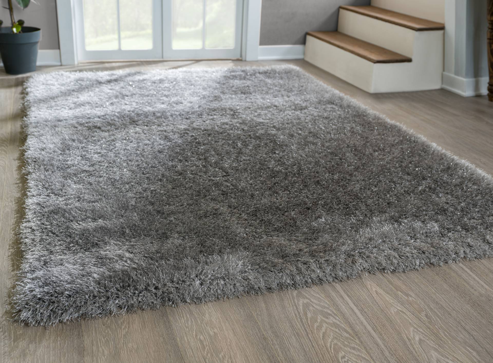 merinos Hochflor-Teppich »Glossy 411«, rechteckig von merinos