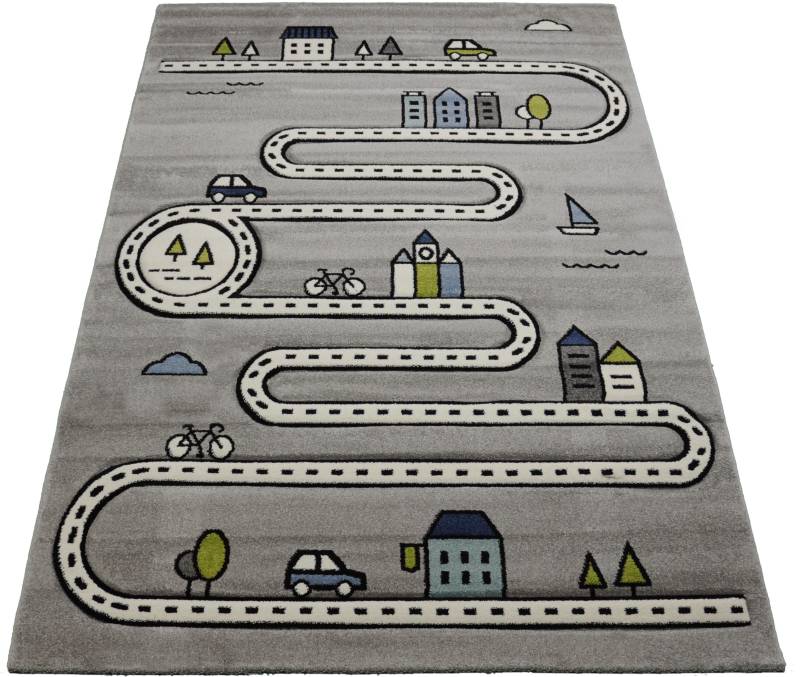 merinos Kinderteppich »Indigo Kids 22710«, rechteckig, 18 mm Höhe, Wohnzimmer von merinos