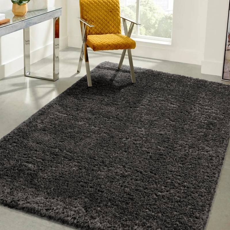 merinos Teppich »Recycle Floki 961«, rund, 50 mm Höhe, Shaggy aus recyceltem Polyester, nachhaltig, meliert, Wohnzimmer von merinos