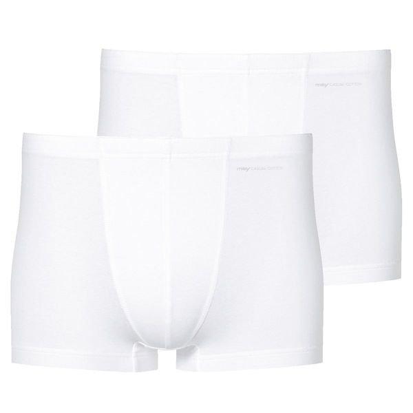 2er Pack Casual Cotton - Retro Short Pant Herren Weiss XXL von mey