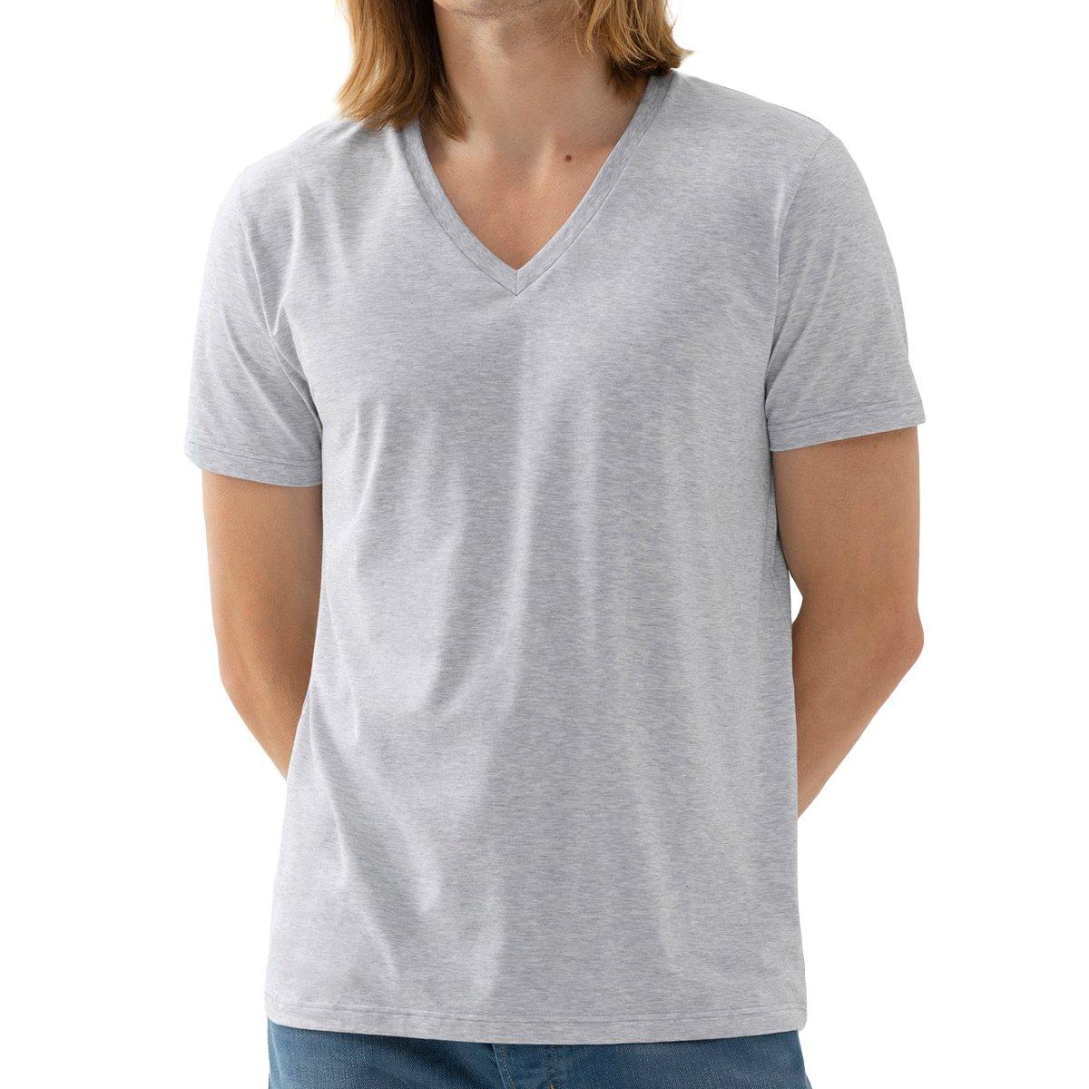 Dry Cotton - Unterhemd Shirt Kurzarm Herren Grau S von mey