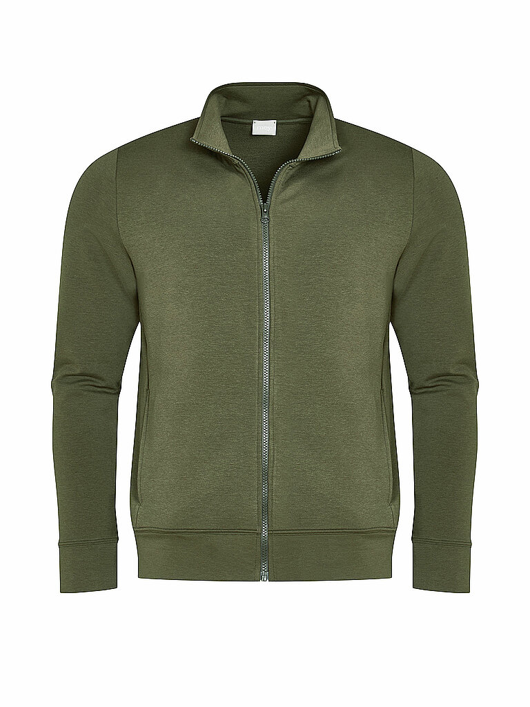 MEY Loungewear Jacke grün | L von mey