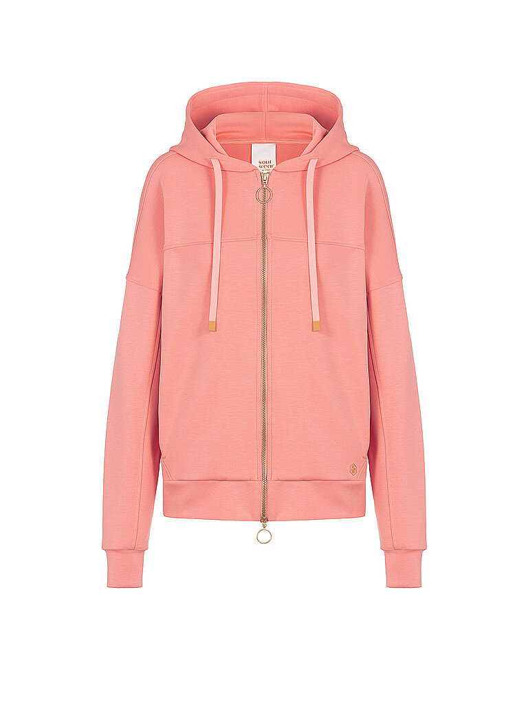 MEY Loungewear Sweatjacke SMOOTH rosa | M von mey