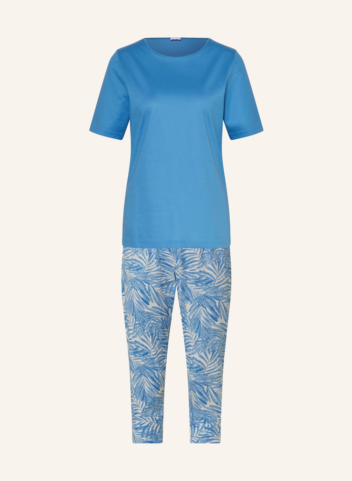 Mey 3/4-Schlafanzug Serie Ivani blau von mey