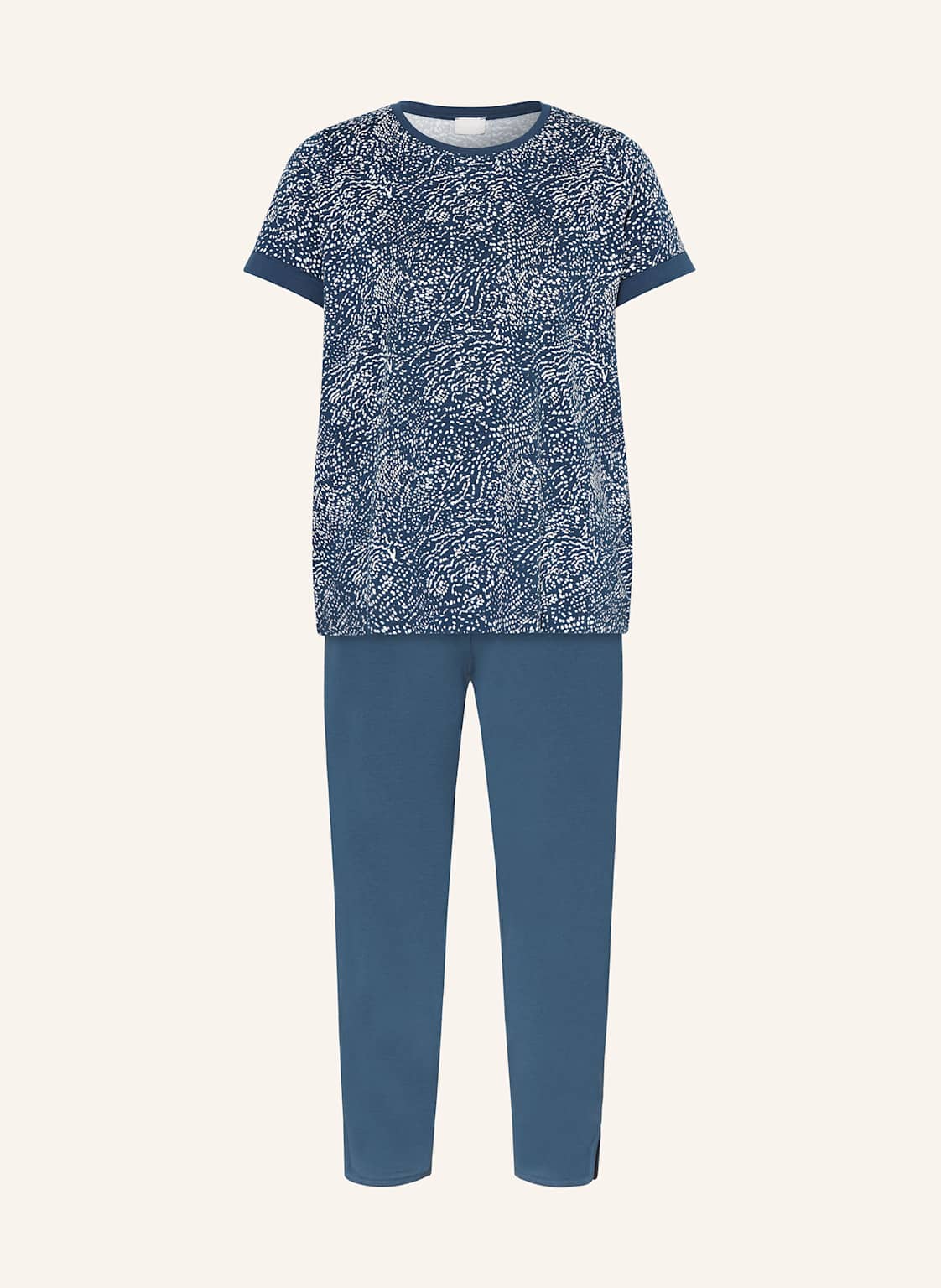 Mey 7/8-Schlafanzug Serie Liah blau von mey