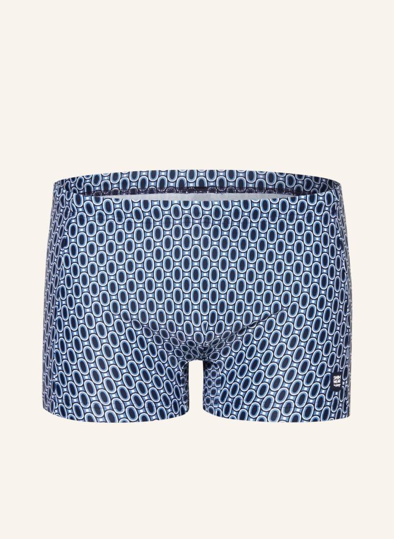 Mey Badehose Serie Retro Linked blau von mey