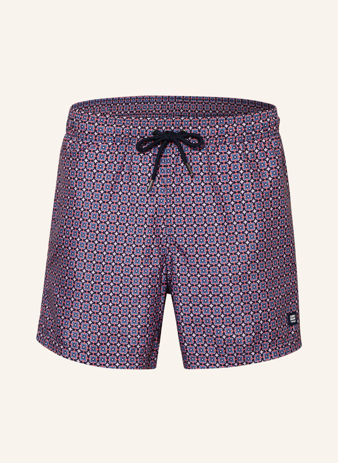 Mey Badeshorts Serie Retro Print blau von mey