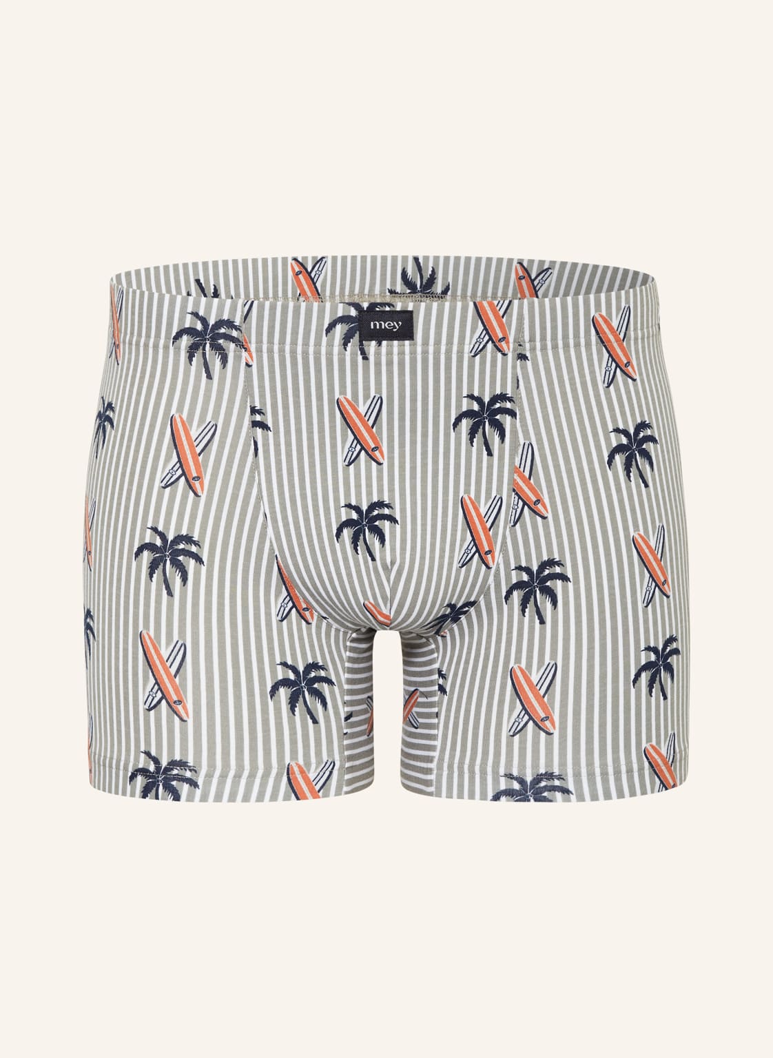 Mey Boxershorts Serie Palm Tree schwarz von mey