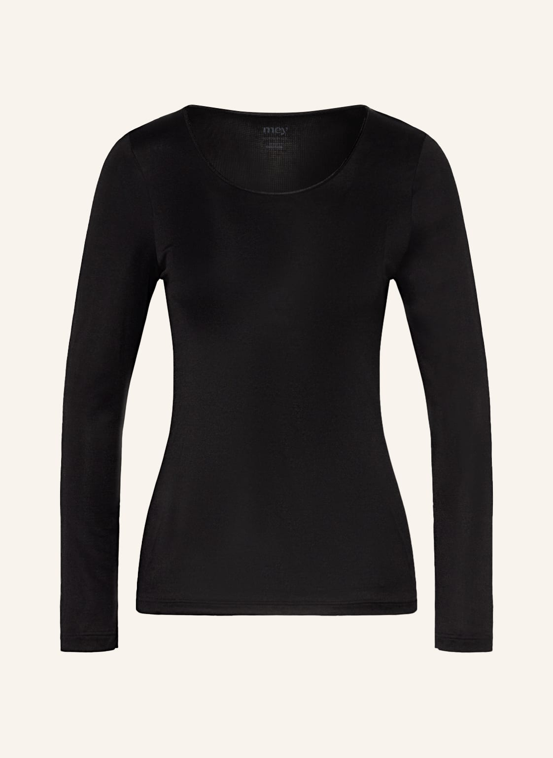 Mey Longsleeve Serie Emotion schwarz von mey