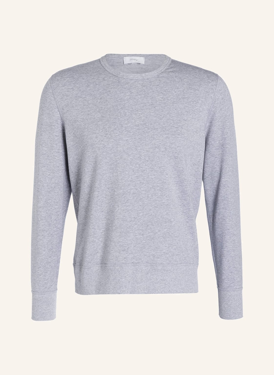 Mey Lounge-Sweatshirt Serie Enjoy grau von mey