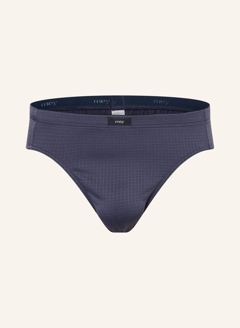 Mey Slip Serie Blue Check blau von mey