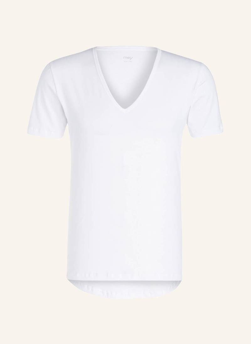 Mey V-Shirt Serie Dry Cotton weiss von mey