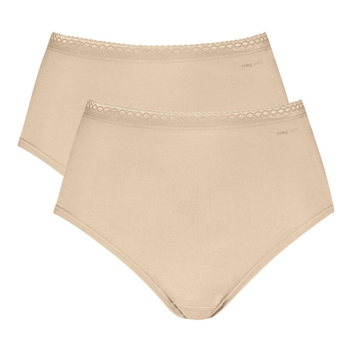 2er Pack Lights - Taillen-slip Damen Beige 4XL von mey