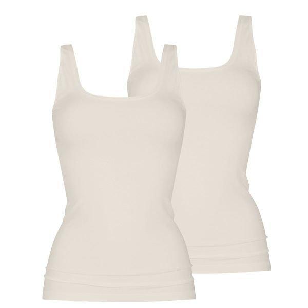 2er Pack Organic - Unterhemd Tanktop Damen Kühles Braun 4XL von mey