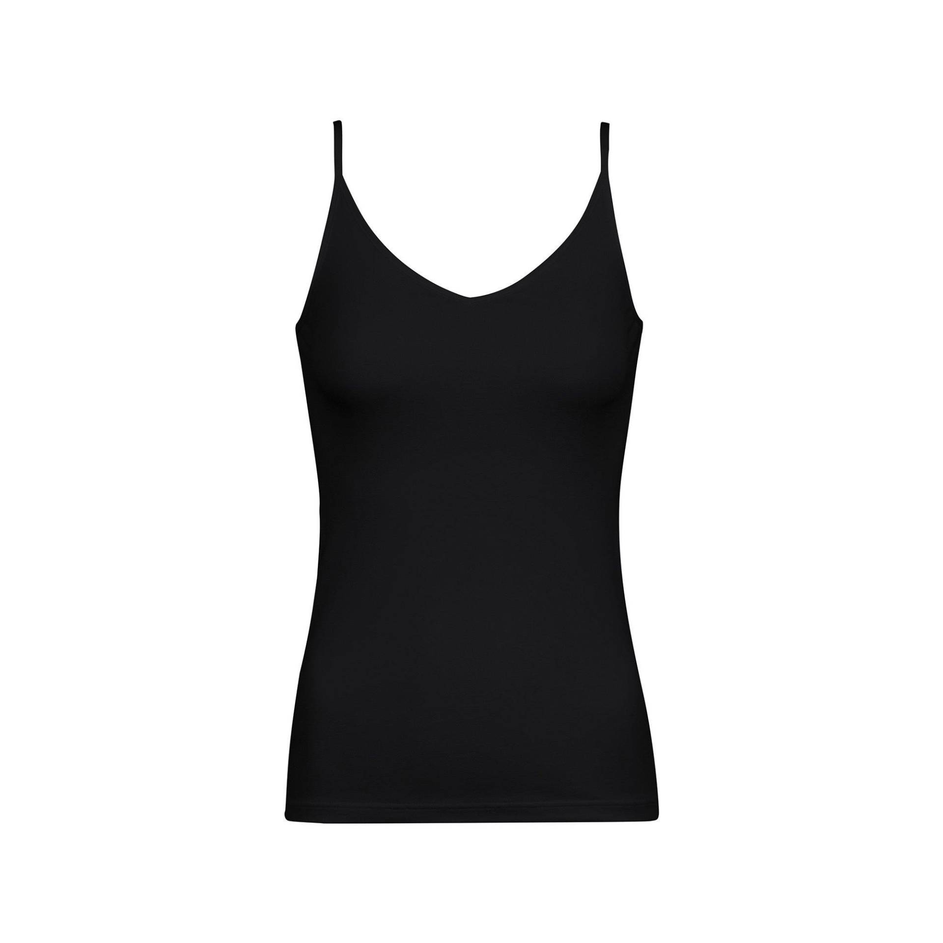 Duopack, Unterhemden, Ohne Arm Damen Black L/XL von mey