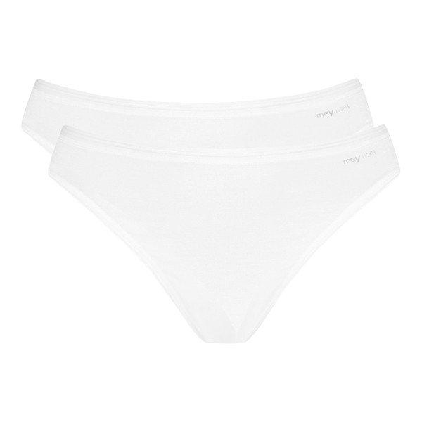 2er Pack Lights Basic - Mini Slip Damen Weiss L von mey