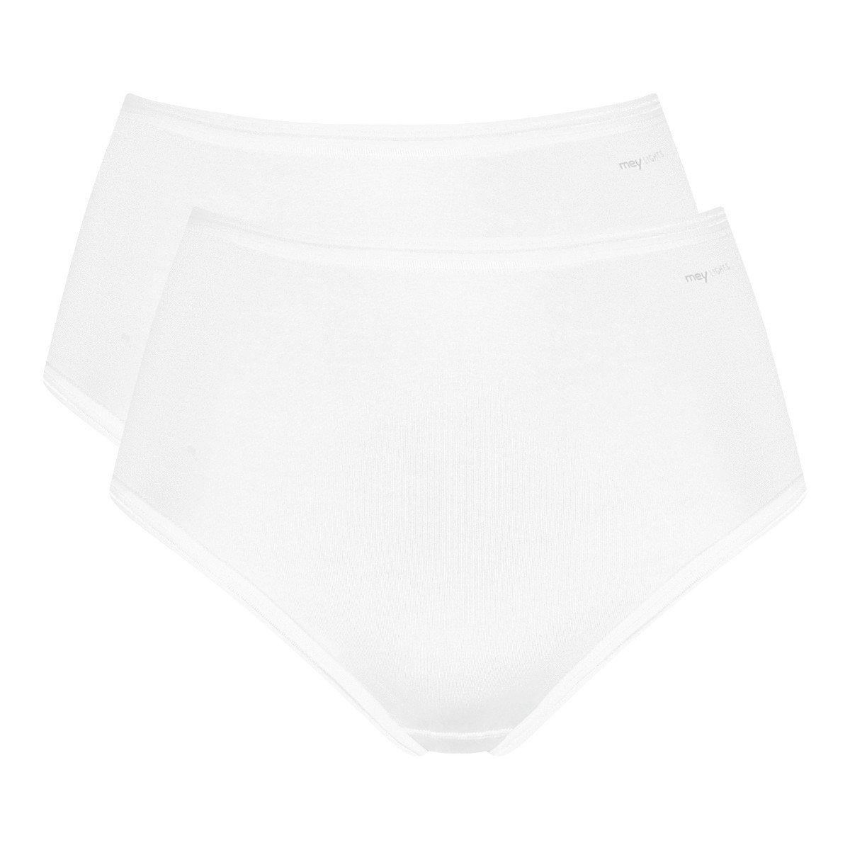 2er Pack Lights Basic - Taillen Slip Damen Weiss M von mey