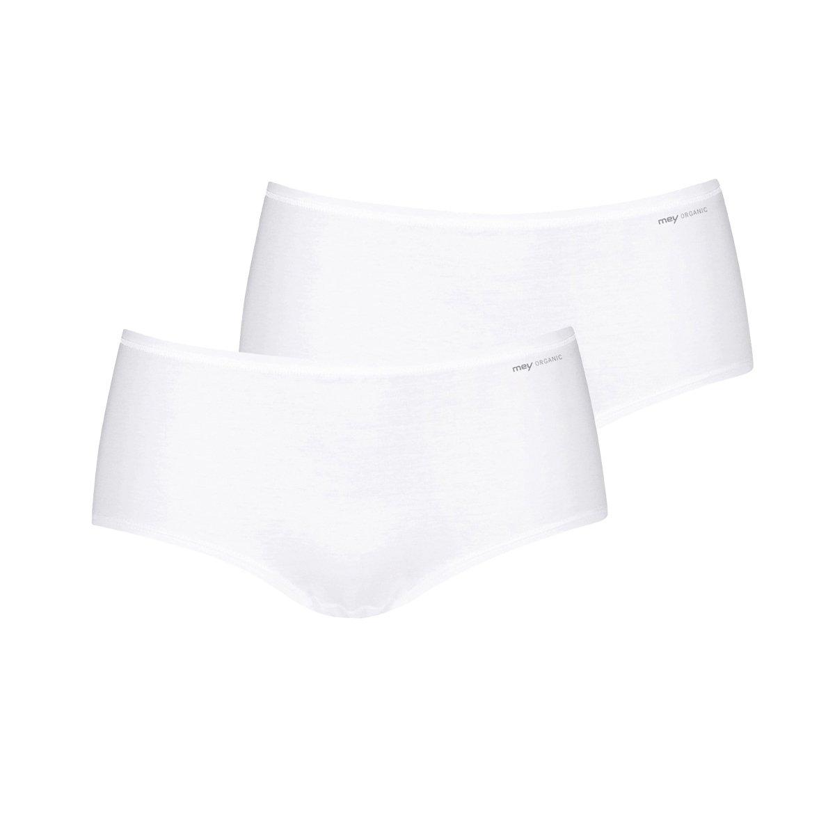 2er Pack Organic - Panty Damen Weiss S von mey