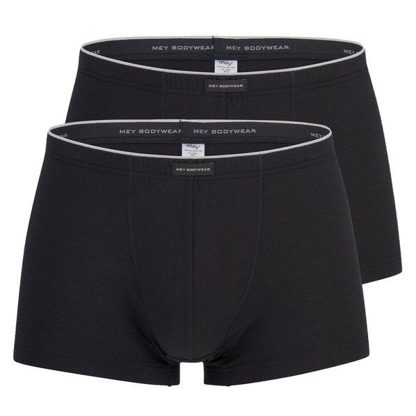 2er Pack Dry Cotton - Retro Short Pant Herren Schwarz XL von mey