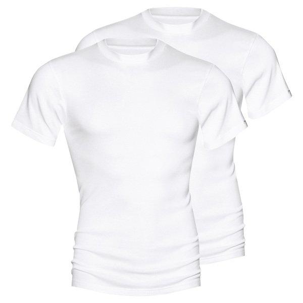 2er Pack Noblesse - Unterhemd Shirt Kurzarm Herren Weiss XL von mey