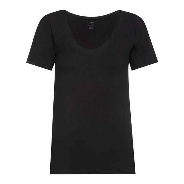 T-shirt, Kurzarm Damen Black 44 von mey