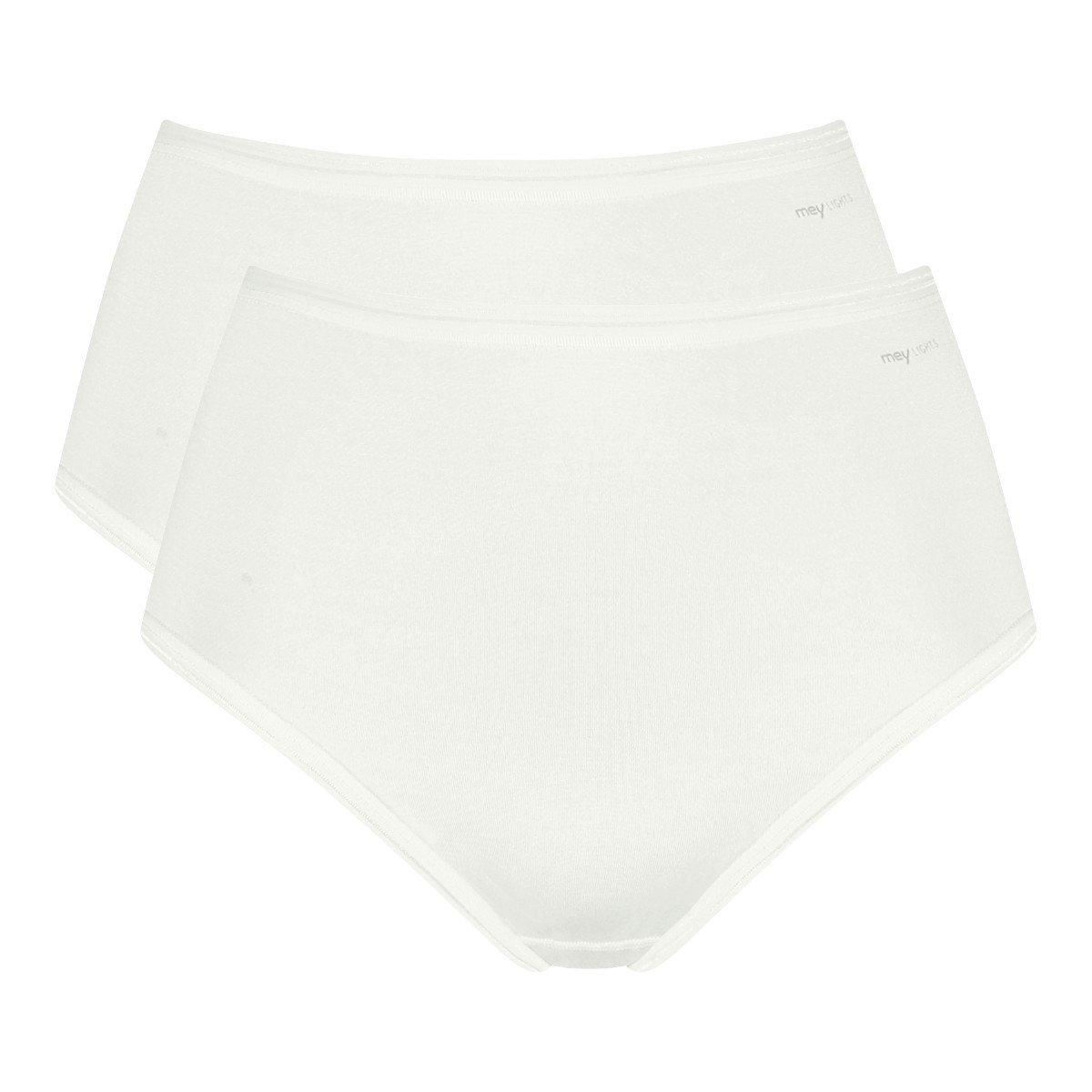 2er Pack Lights Basic - Taillen Slip Damen Offwhite M von mey