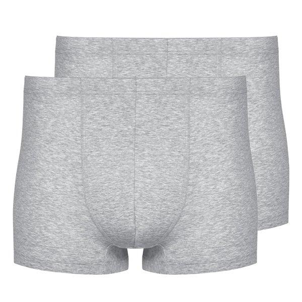 2er Pack Casual Cotton - Retro Short Pant Herren Grau XXL von mey