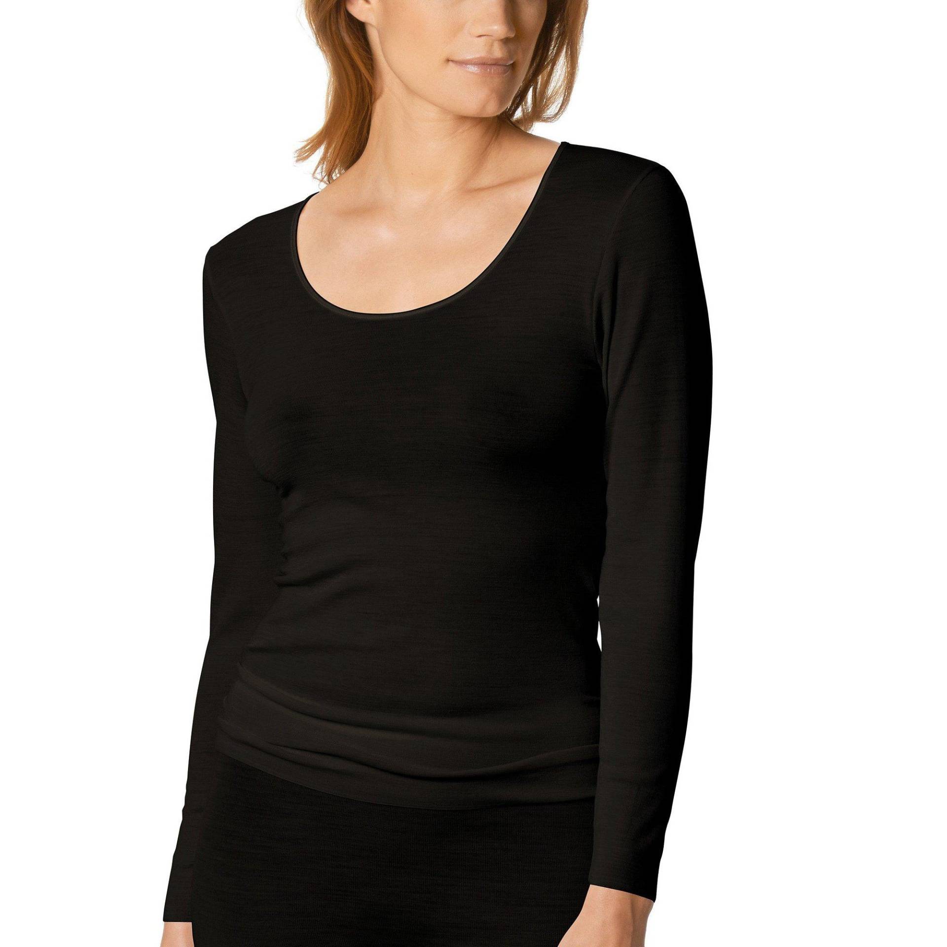 Shirt, Langarm Damen Black 40 von mey