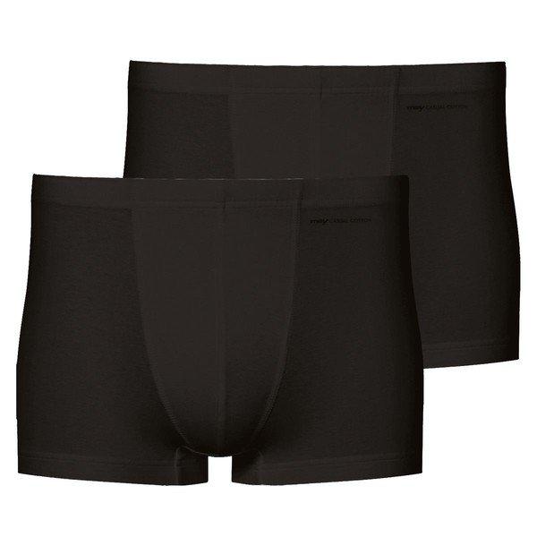 2er Pack Casual Cotton - Retro Short Pant Herren Schwarz XL von mey