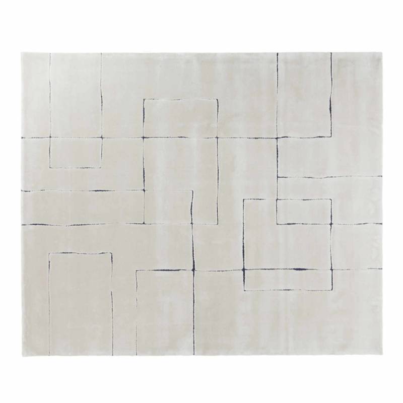 SubZero Teppich, Grösse 170 x 240 cm, Farbe bright white glacy gray von miinu