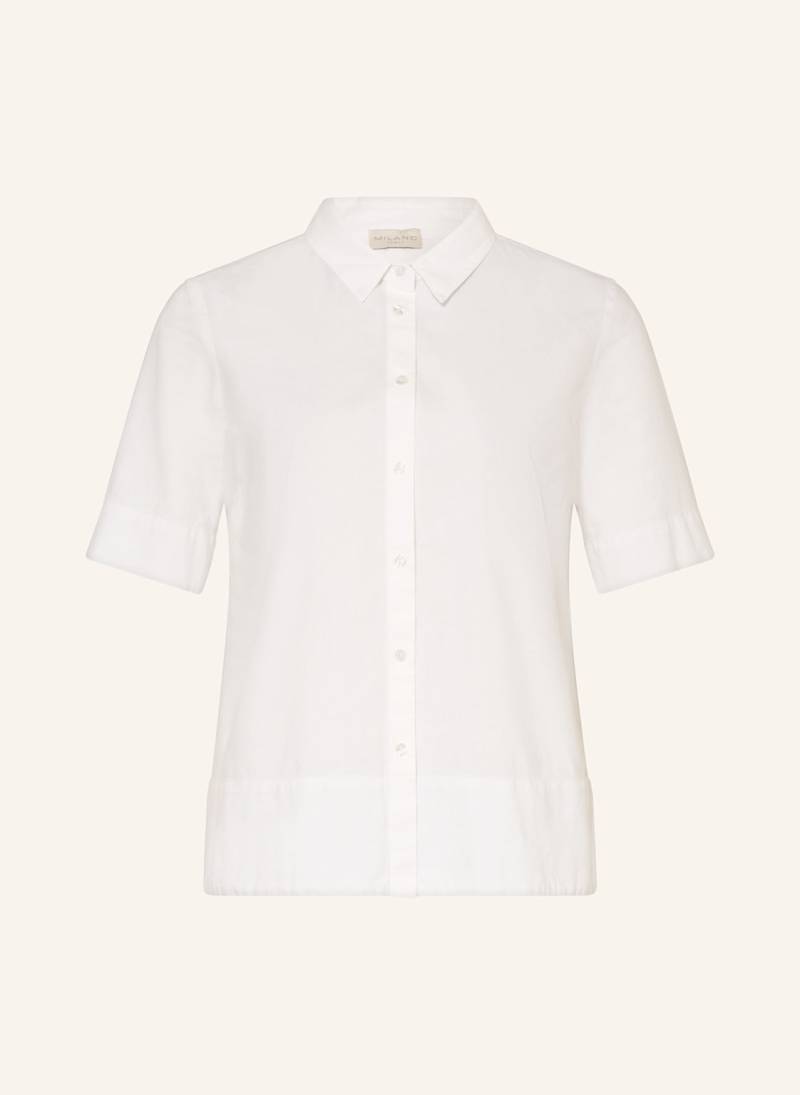 Milano Italy Hemdbluse Mit Leinen weiss von milano italy