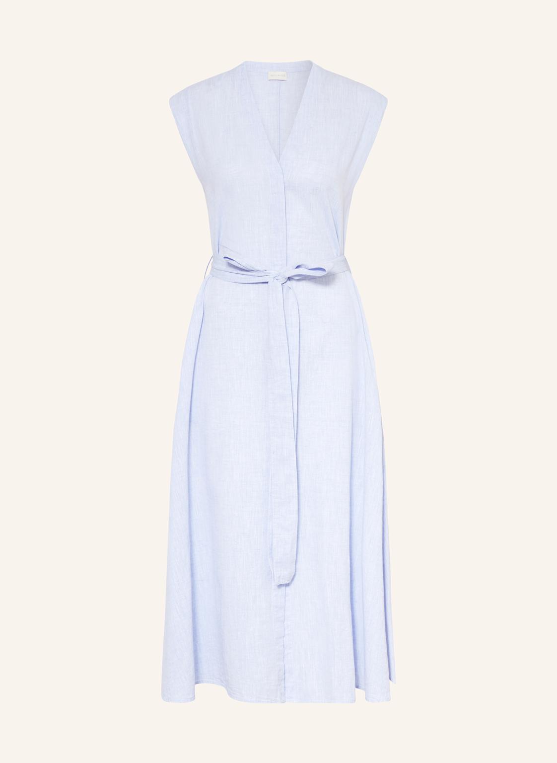 Milano Italy Hemdblusenkleid Mit Leinen blau Milano Italy Hemdblusenkleid Mit Leinen blau von milano italy