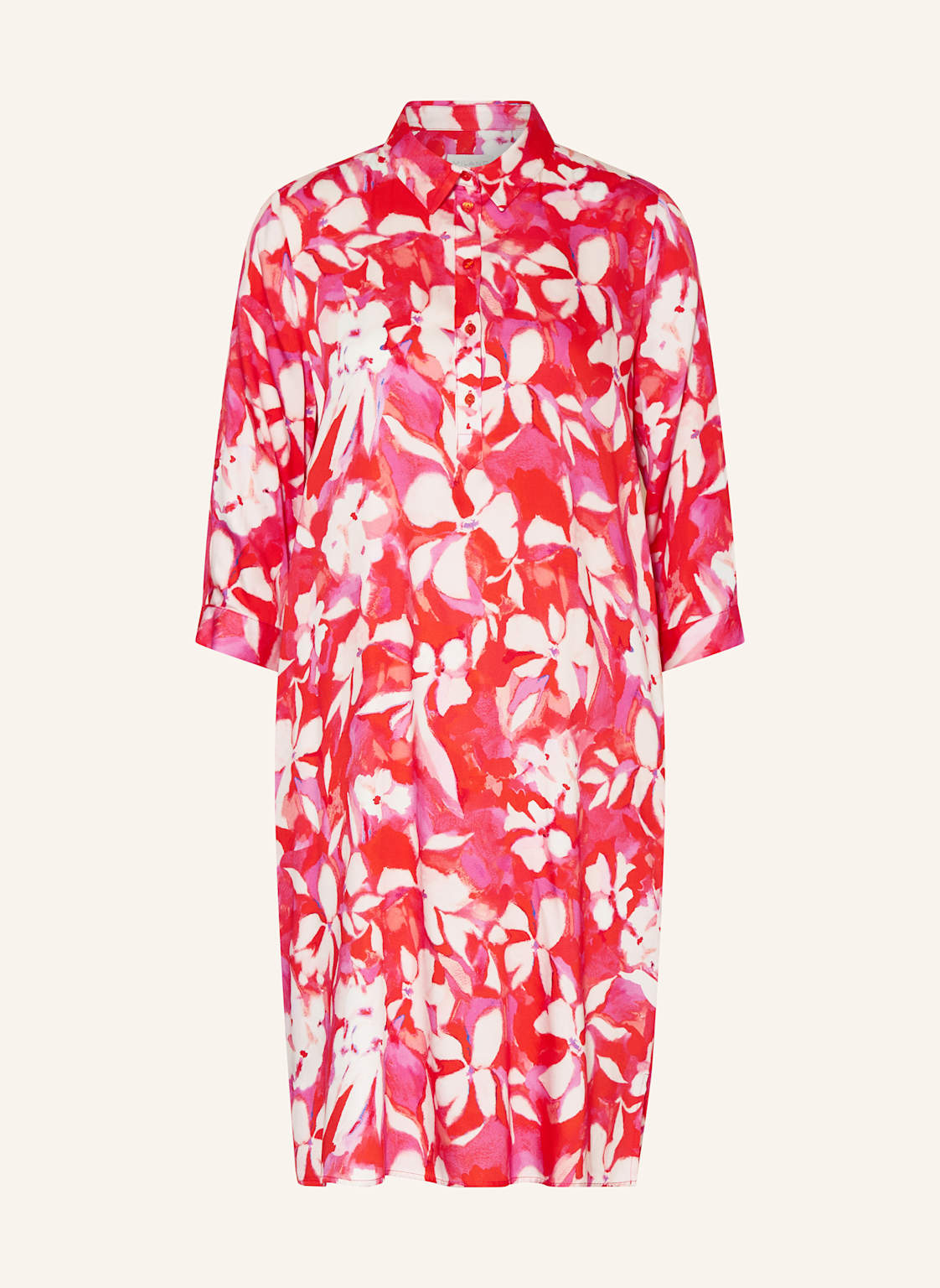 Milano Italy Hemdblusenkleid rot Milano Italy Hemdblusenkleid rot von milano italy