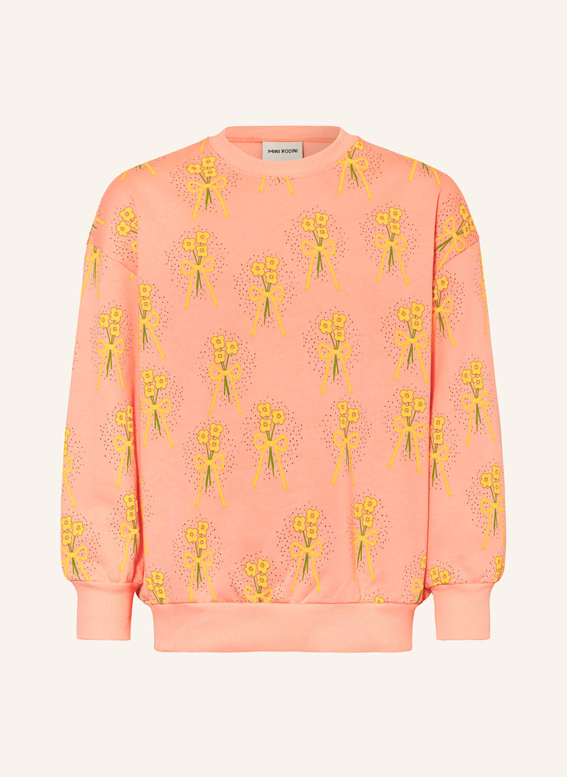 Mini Rodini Sweatshirt orange Mini Rodini Sweatshirt orange von mini rodini