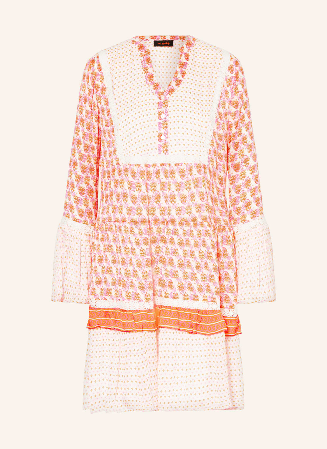 Miss Goodlife Kleid Mit Spitze Und Rüschen orange Miss Goodlife Kleid Mit Spitze Und Rüschen orange von miss goodlife