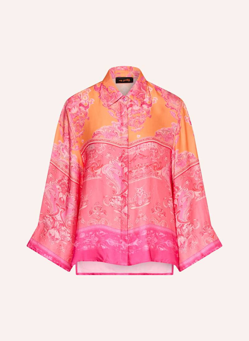 Miss Goodlife Satinbluse orange von miss goodlife