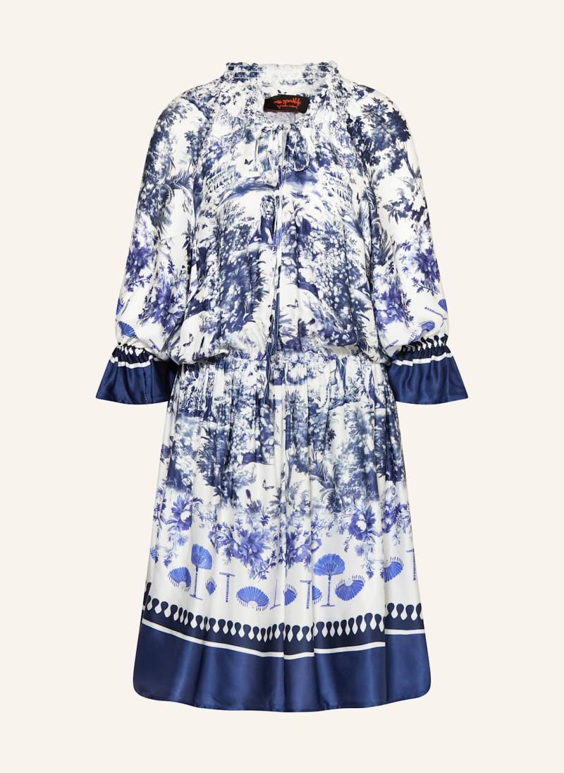 Miss Goodlife Satinkleid Mit 3/4-Arm blau von miss goodlife