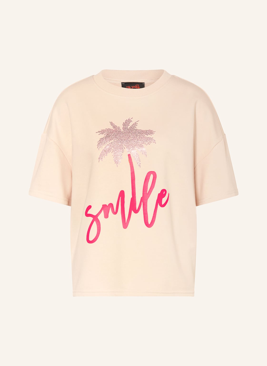 Miss Goodlife Sweatshirt Mit Schmucksteinen beige Miss Goodlife Sweatshirt Mit Schmucksteinen beige von miss goodlife