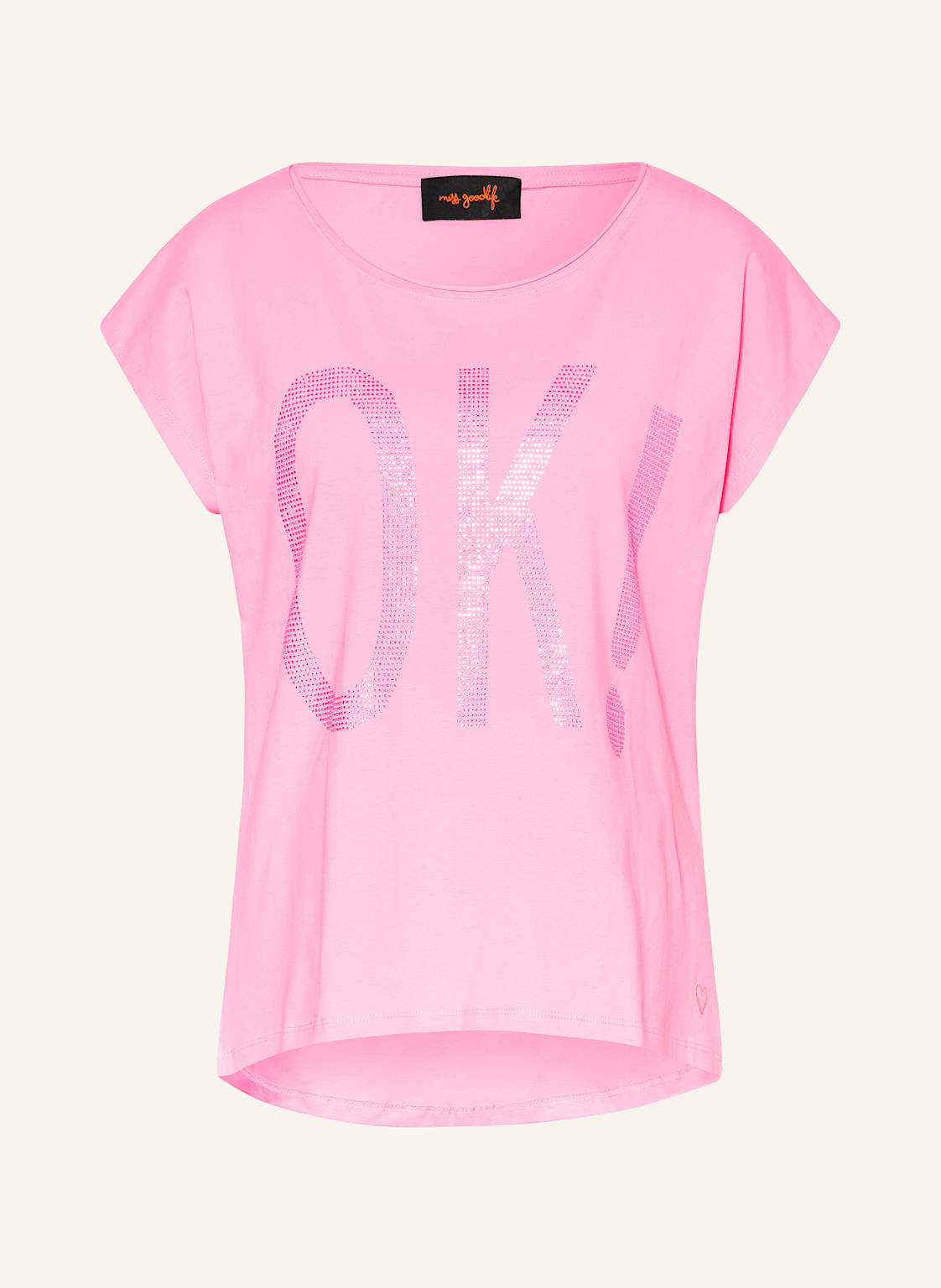 Miss Goodlife T-Shirt Mit Schmucksteinen rosa Miss Goodlife T-Shirt Mit Schmucksteinen rosa von miss goodlife