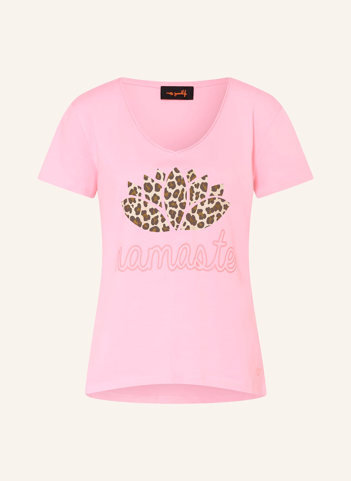 Miss Goodlife T-Shirt rosa von miss goodlife