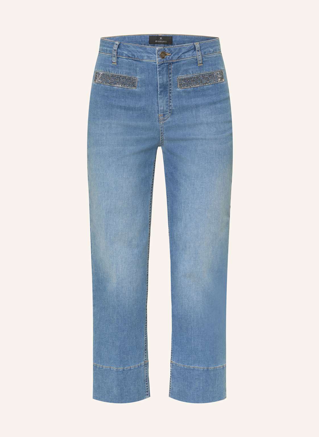 Monari 7/8-Jeans Mit Schmucksteinen blau Monari 7/8-Jeans Mit Schmucksteinen blau von monari