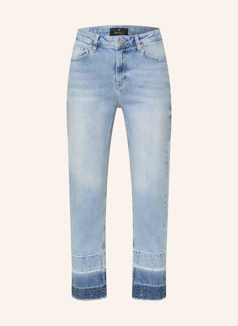Monari 7/8-Jeans Mit Schmucksteinen blau von monari